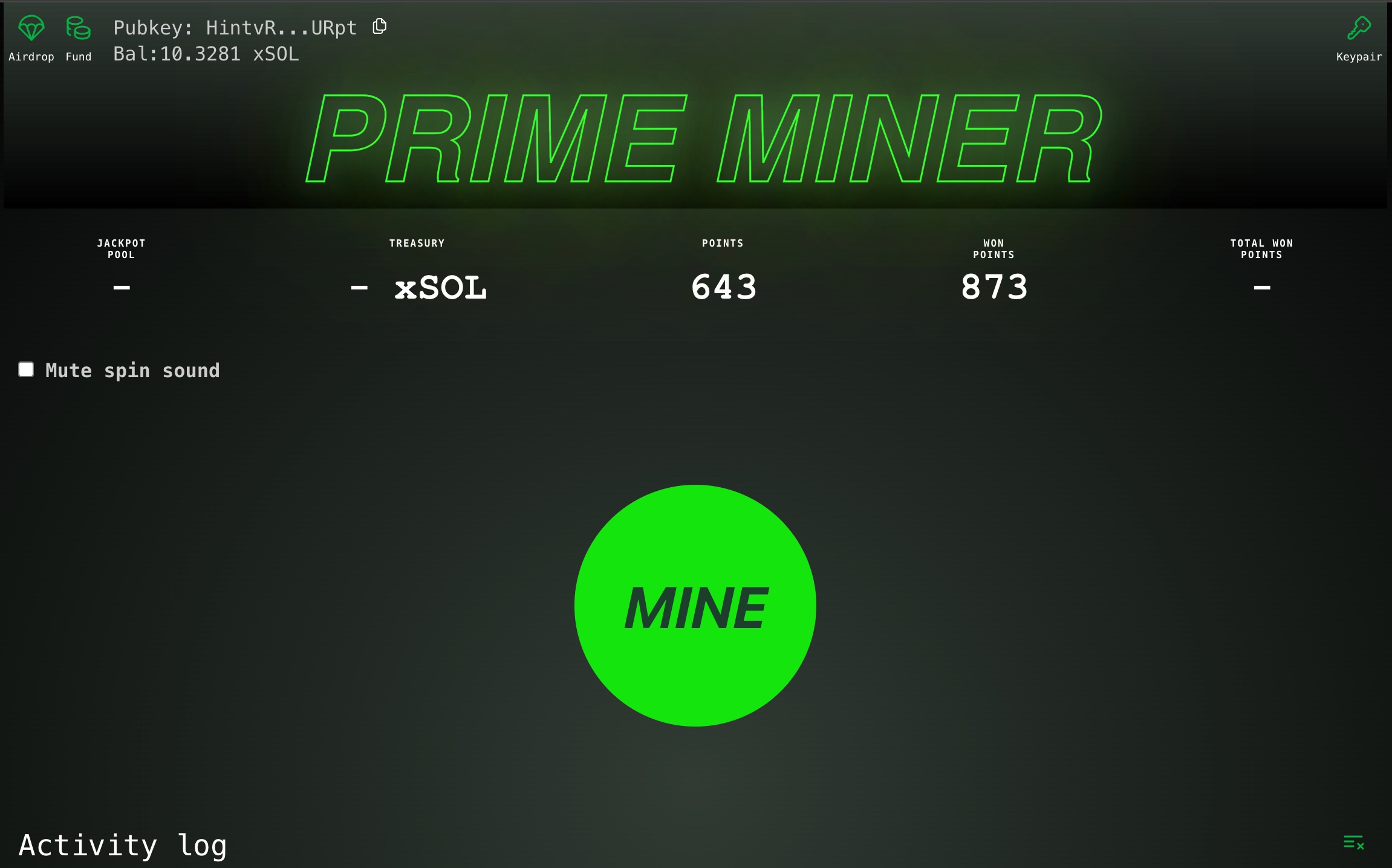 Xolana Prime Miner